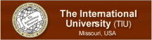 Logo of international university.