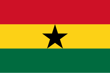Flag of Ghana.